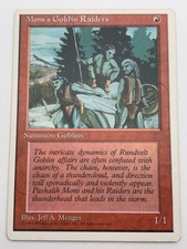 Magic: The Gathering💎Mons's Goblin Raiders💎1995 Deck Master - 4th Edition🌟MTG