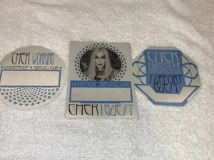 CHER 3 UNUSED THE LIVING PROOF FAREWELL TOUR TICKET BACKSTAGE PASSES Guest blue - Picture 1 of 7