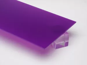 1/8 Zoll (3 mm) Lila Violett 12 Zoll x 12 Zoll Transluzent Acryl Plexiglas Folie AZM - Bild 1 von 3