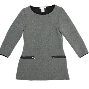 PAPILLON BLANC tunica donna taglia small grigio trapuntato goffrato testurizzato top usato in ottime condizioni - Foto 1 di 5