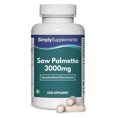 Saw Palmetto 3000mg - 180 comprimés - Normes de qualité - SimplySupplements