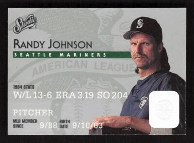 1995 Studio #48 Randy Johnson Seattle Mariners - Image 1 of 2