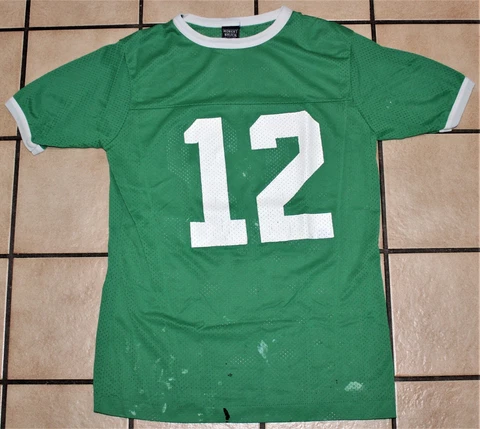 Joe Namath Robert Bruce #12 Jets Jersey Shirt - Size Medium - Vintage Cover