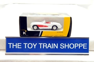 K-LINE K-94209 CHEVROLET 1957 CORVETTE (WHITE). DIE-CAST. 1:43 SCALE. NEW IB. - Picture 1 of 3