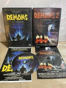 Lot 2 Horror DVD's : Demons + Demons 2 Dario Argento, Lamberto Bava - Picture 1 of 1