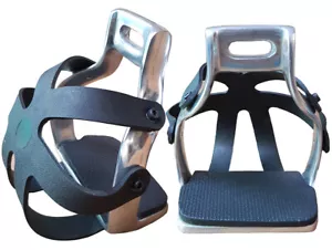 ALUMINIUM ENDURANCE FLEX HORSE RIDING RIDE CAGED SAFETY STIRRUP SADDLE STIRRUPS - Picture 1 of 6