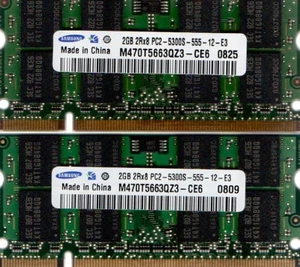 4GB 2x 2GB Toshiba Satellite Pro/Tecra A210 L300 L300D M300 L350 M205 RAM Memory - Picture 1 of 1