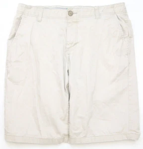 Dip Beige Men Cotton Spandex Flat Front Dress Shorts Large 34" Waist x 11" JKT99 - Picture 1 of 4