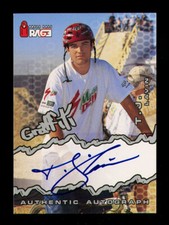 2000 PRESS PASS RAGE TJ LAVIN AUTOGRAPHED ROOKIE CARD MTV'S THE CHALLENGE HOST 