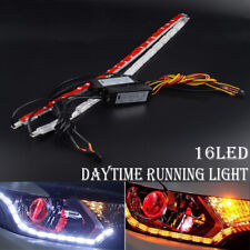 16 LED Switchback Flexible LED Strip Light DRL Sequential Flow Turn Signal Lamp