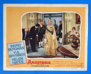 ANASTASIA 1956 ORIGINAL LOBBY CARD INGRID BERGMAN YUL BRYNNER HELEN HAYES - Picture 1 of 1