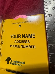 Pluviómetro de muestra de vendedor nuevo de colección para agentes de seguros continentales. - Imagen 1 de 4
