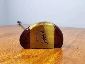 Bridges West Georgia Wooden Mallet RH Putter Golf Club Vintage - Picture 1 of 8