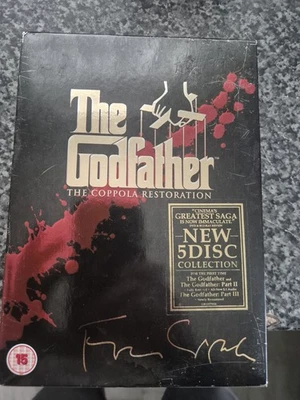 The Godfather Trilogy (Box-Set) (DVD, 2008) 5 DISC COLLECTION  - Image 1 of 4