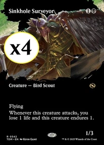 4x - Sinkhole Surveyor - x4 - (borderless) - Tarkir Dragonstorm - NM MTG - Picture 1 of 1