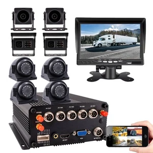 8CH GPS WIFI 4G 1080N HDD Car DVR MDVR Video Record Realtime Monitor on PC Phone - Picture 1 of 7