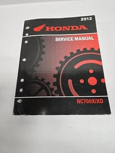 MANUALE MANUTENZIONE MOTO ORIGINALE HONDA 2012 NC700X/XD NC 700 X XD - Foto 1 di 8