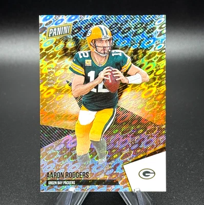 Aaron Rodgers 2021 Panini The National Diskettes #'d 08/25 Green Bay Packers HOF - Image 1 of 4