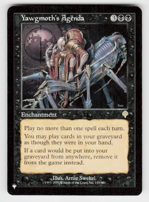 Invasion #135 Yawgmoth's Agenda - Image 1 of 2