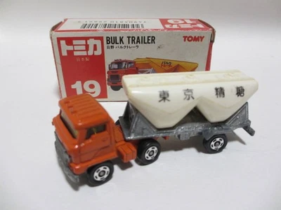 Tomica 19 Hino Bulk Trailer Tokyo Seito Red Made in Japan - Image 1 of 4