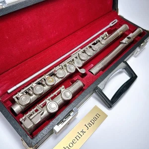 PEARL Flute NC-96 Silver Plated with Hard Case Used Instrument /FAST SHIP - Picture 1 of 17