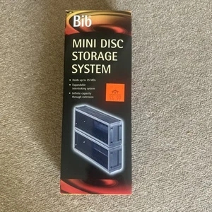 Bib Mini Disc Storage System – Holds 25 MDs – New & Sealed MiniDisc Rack - Picture 1 of 3