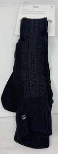 Calcetines hasta la rodilla Lululemon S/M Find Your Balance negros nuevos con etiquetas - Imagen 1 de 3