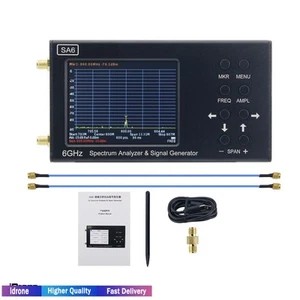 Analizador de espectro y generador de señal pantalla a color HAMGEEK SA6 35-6200 MHz - Imagen 1 de 7