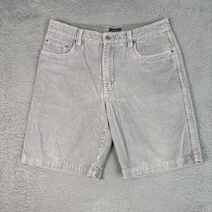 Pantalones Cortos Quiksilver Waterman Para Hombre 33 Gris Pana 10" Y2K Viaje Patín - Imagen 1 de 9