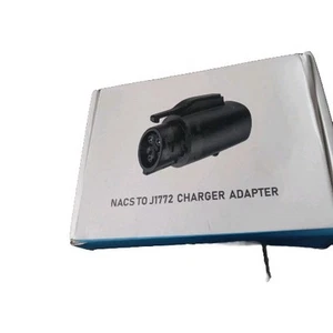 Ecogenix Nacs To J1772 To Charger Adapter For Tesla, 250Vac Color Black.... - Bild 1 von 11