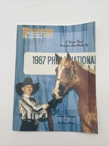 Palomino Horses Magazine October 1987 - Ashley Ahlfinger & Saratoga Moxie - Picture 1 of 5
