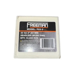 Freeman Pneumatics P23-2 23 Gauge 2” Headless Micro Pins - Bild 1 von 2