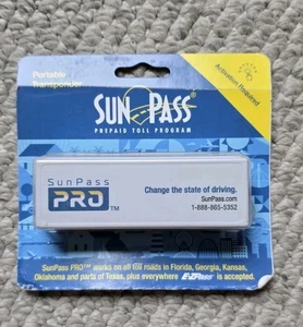 SunPass Pro Compatible Florida GA KS OK Part TX Toll Portable Transponder EZPASS - Picture 1 of 3