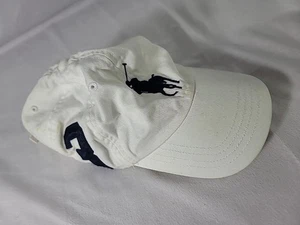 Polo Ralph Lauren - Big Pony #3 - Gorra juvenil sombrero con tirantes - MANCHA - Blanco - Envío gratuito - Imagen 1 de 6