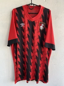 5/5 AFC BOURNEMOUTH 2022 2023 HOME FOOTBALL JERSEY SHIRT 4XL UMBRO SOCCER MENS - Picture 1 of 11