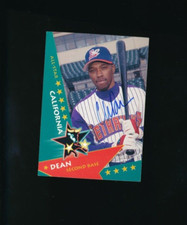 1997 California Carolina League All-Stars Chris Dean signed auto autograph rare