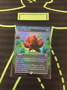 MTG Magic The Gathering Lotus Blossom Foil Borderless Commander - Picture 1 of 1