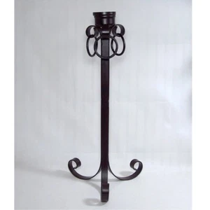 Candelabro Alto Alto Metal Independiente Renacimiento Español 27" Anillos de Corbata para Caballo - Imagen 1 de 9