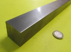 Square 4140 Alloy Steel Annealed Bars, 1 1/4" x 1 1/4" Wide x 12" Length - Picture 1 of 13