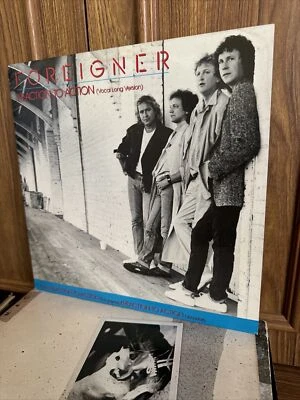 Foreigner Reaction To Action Maxi Single Promo Atlantic DMD 853 1984 EX/EX - Image 1 of 4