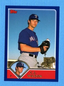 2003 Topps #313 C.J. Wilson FY Rangers - Imagen 1 de 1