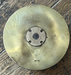 Vintage Trench Art Style Brass 105mm Casing Ashtray - Heavy 1.72kg - Picture 1 of 2