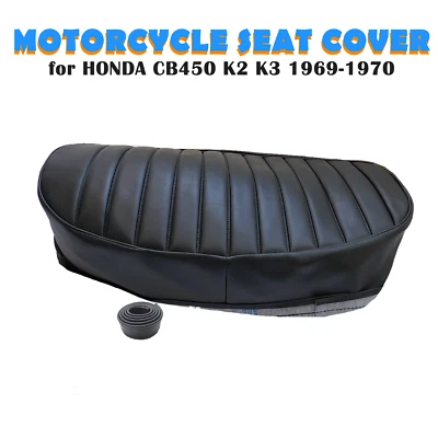 MOTORCYCLE SEAT COVER FOR HONDA CB450 K2 K3 CB450K2 CB450K3 1969-1970 - Imagem 1 de 2