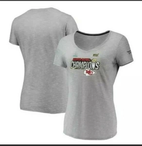 Kansas City Chiefs NFL Super Bowl LIV Champions T-Shirt Women's Locker Room NWT - Picture 1 of 2