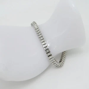 Wempe Armband Tennisarmband mit 6,85ct TW-vvsi Diamant 750/18K Weißgold 18,0cm - Bild 1 von 6
