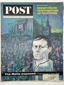 Saturday Evening Post AUG 10 1963 The Mafia Exposed Robert F. Kennedy GOP For... - Imagen 1 de 2