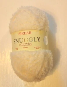 Sirdar Snuggly Snowflake Chunky Polyester Fluffy Yarn 50g Ball £2.60 p&p - Picture 1 of 12