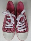 M&S SIZE 6 PINK SEQUINED PUMPS UNUSED