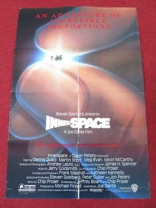 INNERSPACE FOLDED US ONE SHEET POSTER DENNIS QUAID MARTIN SHORT MEG RYAN 1987 - Foto 1 di 9