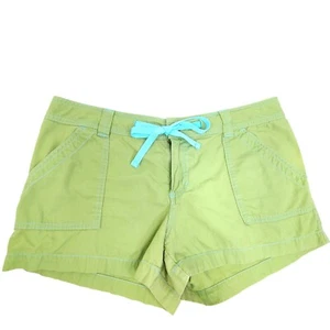 Mossimo Mossissue Size L Lime Green 90s Y2K Flap Pockets Cargo Shorts Vintage - Picture 1 of 8